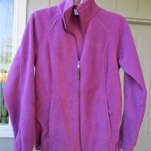 Columbia Utility athletic casual jogging full zip pocket jacket S